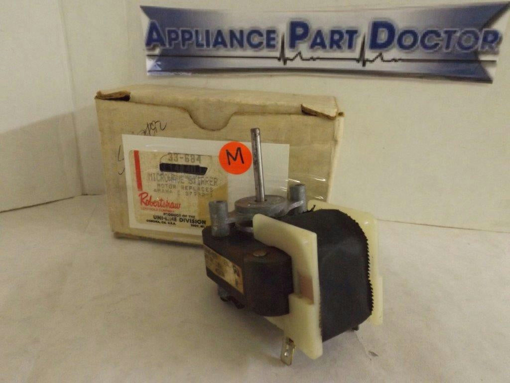 ROBERTSHAW MICROWAVE 33-684 STIRRER MOTOR NEW ROBERTSHAW MICROWAVE 33-684 STIRRER MOTOR NEW
